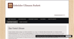 Desktop Screenshot of parkett-ullmann.de